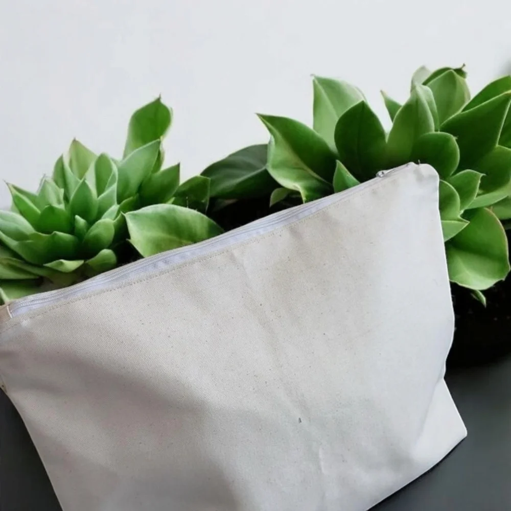 Elegant Cream Cosmetic Bag
